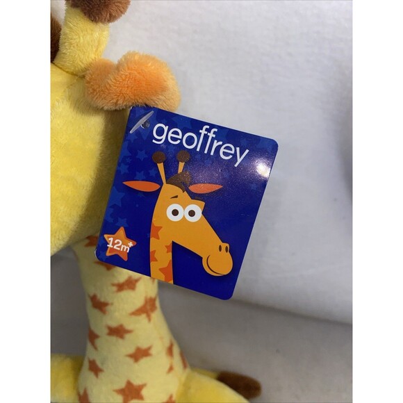 new Toys R Us Mascot Geoffrey Giraffe Plush Stuffed Animal Toy 17" 2017 Retired - Picture 2 of 5